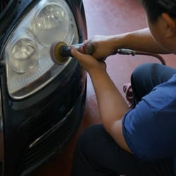 Skymart Auto - Headlight restoration: After