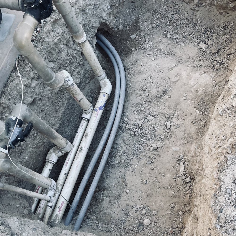 Hydro Plumbing - I dug the hole myself to expose the PVC pipes and make the plumber's job easier. - Plumbing Near Me - Las Vegas, Nevada Hydro Plumbing - I dug the hole myself to expose the PVC pipes and make the plumber's job easier. - Plumbing Near Me - Las Vegas, Nevada