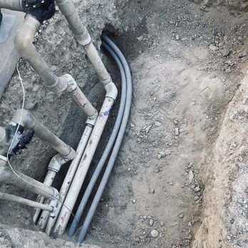 Hydro Plumbing - I dug the hole myself to expose the PVC pipes and make the plumber's job easier. - Plumbing Near Me - Las Vegas, Nevada Hydro Plumbing - I dug the hole myself to expose the PVC pipes and make the plumber's job easier. - Plumbing Near Me - Las Vegas, Nevada