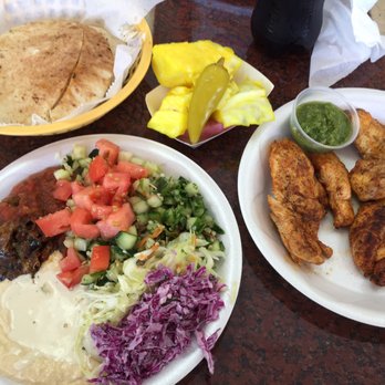 Pita Plus - Chicken shish plate. Delicious - Mediterranean Near Me - Dania Beach, Florida