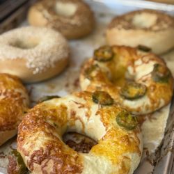 DK's Donuts - Jalapenos Cheese Bagel