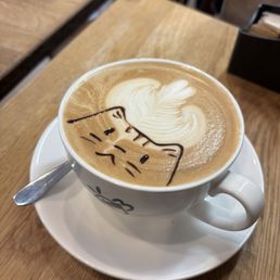 Latte art!