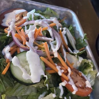 Big Bore Barbecue - House salad side with great ranch dressing - Barbeque Near Me - Hanover, Minnesota