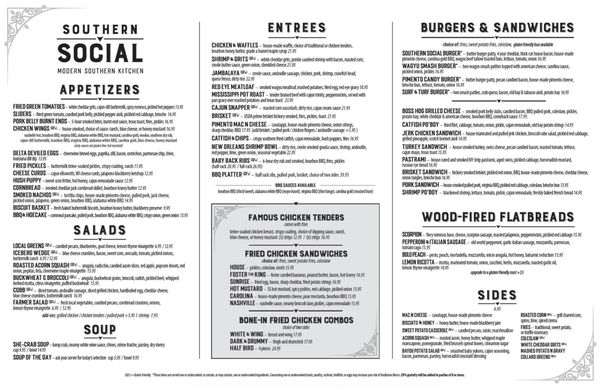 Menu photo 8 Southern Social Chaska, MN