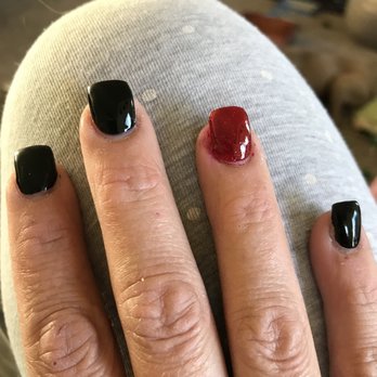 Sophia's Nails - Look at this paint job, really wow. It took almost 75 minuets for a full set and left sitting for 20 minuets waiting for color. $30 nope - Nail Salons Near Me - Ephrata, Washington Sophia's Nails - Look at this paint job, really wow. It took almost 75 minuets for a full set and left sitting for 20 minuets waiting for color. $30 nope - Nail Salons Near Me - Ephrata, Washington
