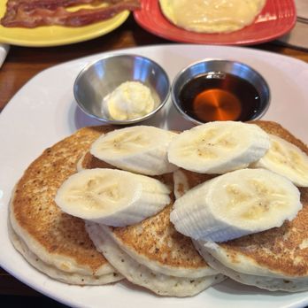 Northstar Café - Cloud 9 Pancakes with a side of Applewood Smoked Bacon and Scrambled Eggs with Cheese - Cafes Near Me - Columbus, Ohio Northstar Café - Cloud 9 Pancakes with a side of Applewood Smoked Bacon and Scrambled Eggs with Cheese - Cafes Near Me - Columbus, Ohio