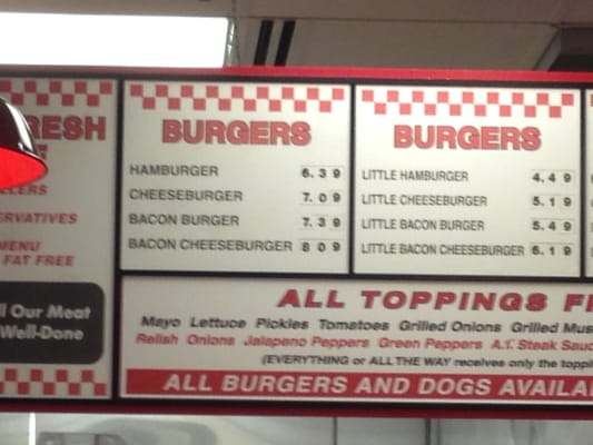 Menu photo 2 Five Guys Tallahassee, FL Menu photo 2 Five Guys Tallahassee, FL
