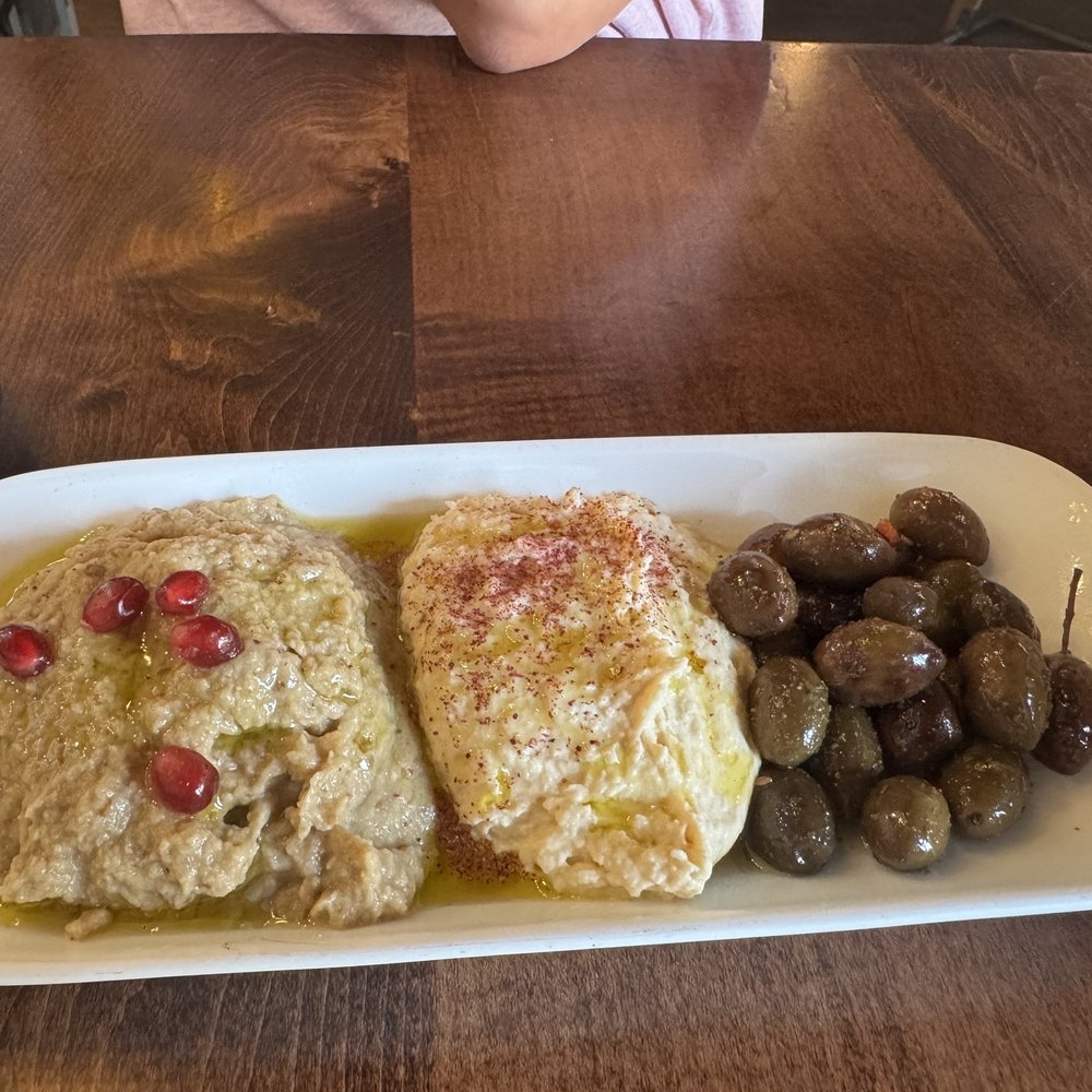 Fava Pot - Chef's Appetizer Platter Hummus Zaatar with Olive Oil and Pita Bread Gollash - Mediterranean Near Me - Falls Church, Virginia Fava Pot - Chef's Appetizer Platter Hummus Zaatar with Olive Oil and Pita Bread Gollash - Mediterranean Near Me - Falls Church, Virginia