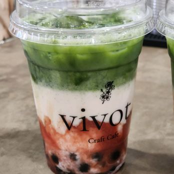 Vivot Craft Cafe - Strawberry Matcha - Bubble Tea Near Me - Fullerton, California Vivot Craft Cafe - Strawberry Matcha - Bubble Tea Near Me - Fullerton, California
