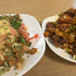 Samosa Chat Gobi Manchurian Samosa Chat Gobi Manchurian