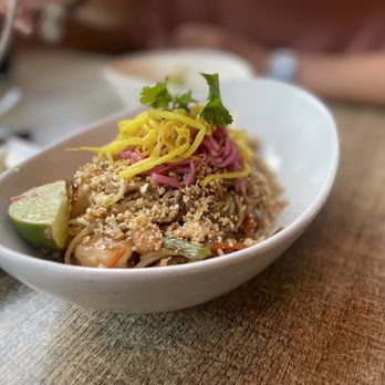 Malai Kitchen - Shrimp Pad Thai - Thai Near Me - Fort Worth, Texas Malai Kitchen - Shrimp Pad Thai - Thai Near Me - Fort Worth, Texas