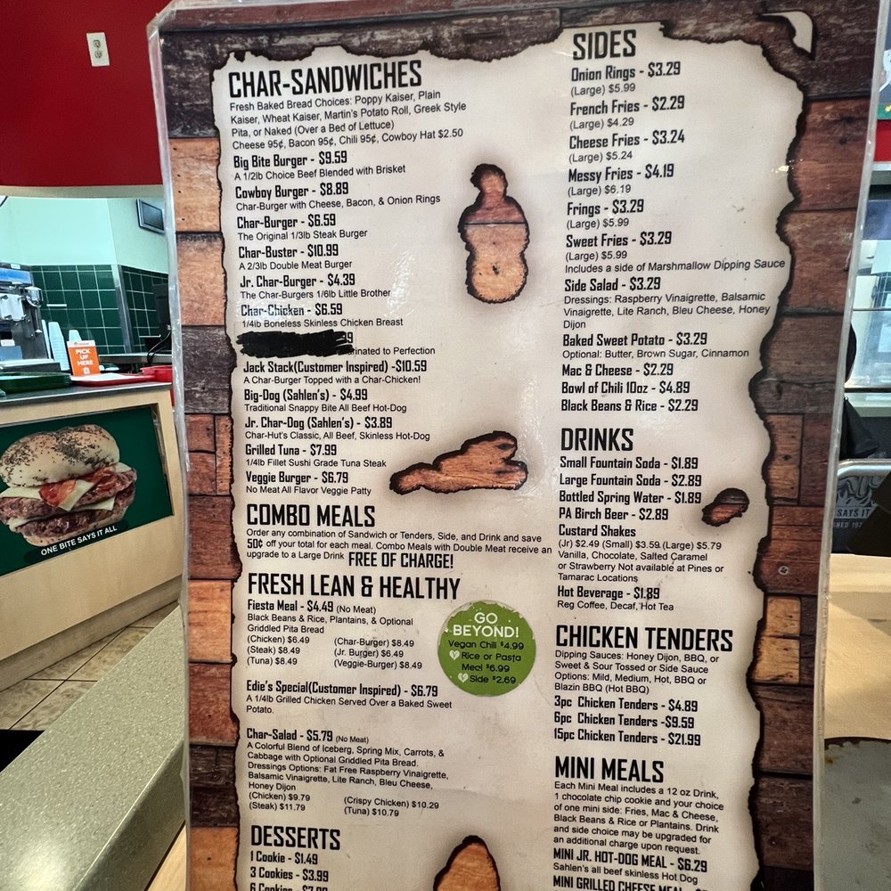 Char-Hut - Menu - Burgers Near Me - Davie, Florida Char-Hut - Menu - Burgers Near Me - Davie, Florida