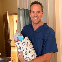 Damon Cobb OBGYN - Dr.Cobb with our baby boy