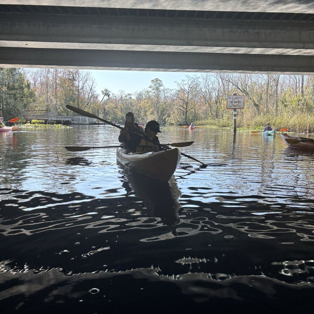 Amelia Island Adventures - Crossing under the bridge - Rafting/Kayaking Near Me - Yulee, Florida Amelia Island Adventures - Crossing under the bridge - Rafting/Kayaking Near Me - Yulee, Florida