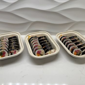 Bibimmate - Crab, tuna, and beef kimbap - Korean Near Me - San Mateo, California
