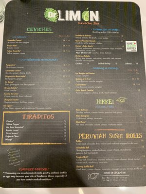 Menu photo 8 Ocean and Flame Pinecrest, FL
