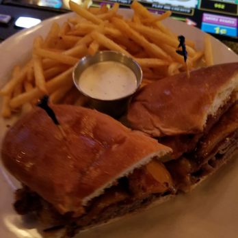 Shenanigan's Old English Pub - BBQ Beef sandwich - Pubs Near Me - Reno, Nevada Shenanigan's Old English Pub - BBQ Beef sandwich - Pubs Near Me - Reno, Nevada