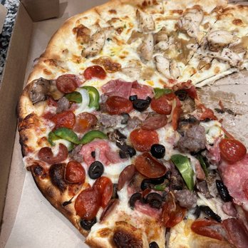 Mary's Pizza Shack - Top: Garlic Tuscan Chicken Bottom: Toto's combo - Pizza Near Me - Vacaville, California Mary's Pizza Shack - Top: Garlic Tuscan Chicken Bottom: Toto's combo - Pizza Near Me - Vacaville, California