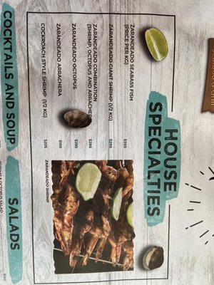 Menu photo 1 La Cevicheria Chihuahua, CHH