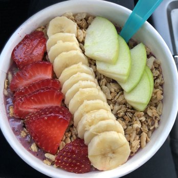 Nekter Juice Bar - PB Açaí Bowl - runnier than normal due to the hot as Hades air conditionless AZ day - Juice Bars & Smoothies Near Me - Phoenix, Arizona Nekter Juice Bar - PB Açaí Bowl - runnier than normal due to the hot as Hades air conditionless AZ day - Juice Bars & Smoothies Near Me - Phoenix, Arizona