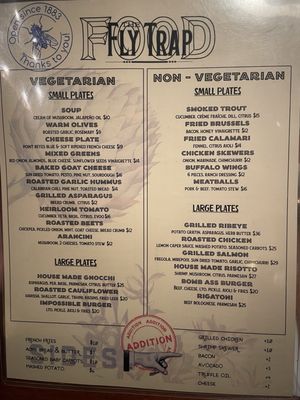 Menu photo 8 The Fly Trap San Francisco, CA