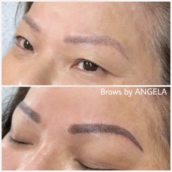 Brows by ANGELA - Correction brows using color correction and camouflaging.