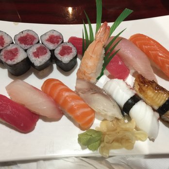 Oishii - Assorted Nigiri and Tuna Roll - Sushi Bars Near Me - Jacksonville, Florida Oishii - Assorted Nigiri and Tuna Roll - Sushi Bars Near Me - Jacksonville, Florida