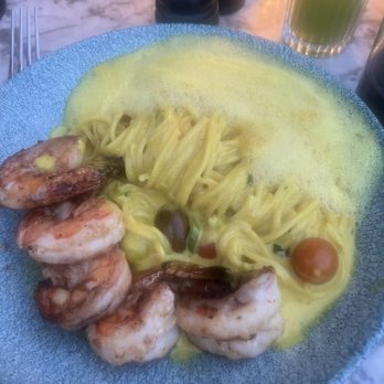 Lemon Grove - lemon pasta with shrimp - Cocktail Bars Near Me - Los Angeles, California