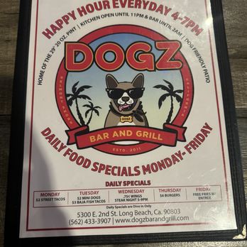 DOGZ Bar and Grill - Hot Dogs Near Me - Long Beach, California