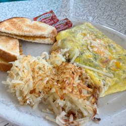 Becky Thatcher's Diner - Veggie omelet