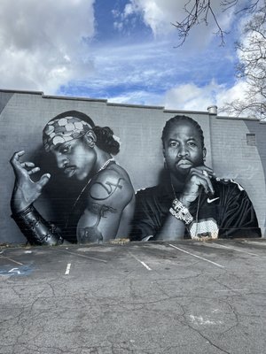 Outkast Mural by null