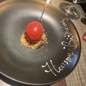 Bludorn - Birthday Sorbet - New American Near Me - Houston, Texas Bludorn - Birthday Sorbet - New American Near Me - Houston, Texas