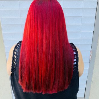 Hair Faerie Magic - Beautiful bright red hair by Olivia - Hair Stylists Near Me Hair Faerie Magic - Beautiful bright red hair by Olivia - Hair Stylists Near Me