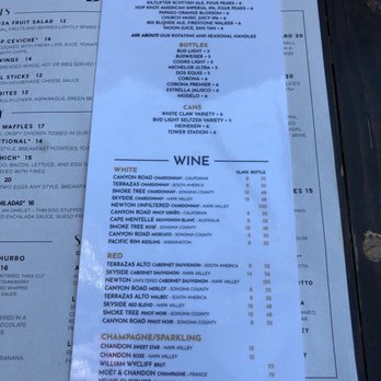 The Lola - Menu 12-19-20 - Cocktail Bars Near Me - Glendale, Arizona