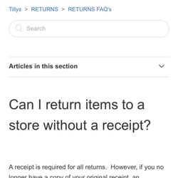 Return policy