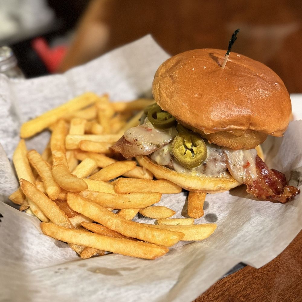 White's Streetside Tavern - Cowboy burger and fries - Pubs Near Me - Montrose, Michigan White's Streetside Tavern - Cowboy burger and fries - Pubs Near Me - Montrose, Michigan