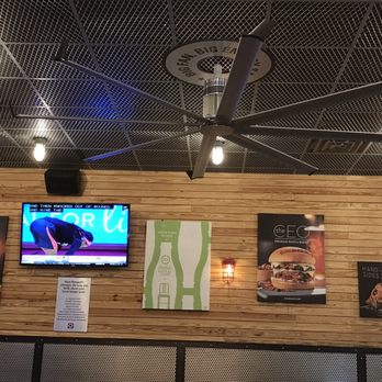 BurgerFi - Interior is swanky for a burger joint. - American Near Me - Lawrenceville, Georgia