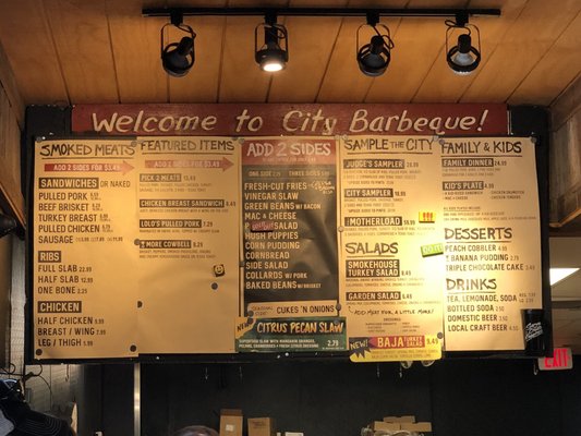 Menu photo 6 City Barbeque Indianapolis, IN