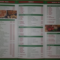 Pizzeria bei Marco - Speisekarte ab 2018