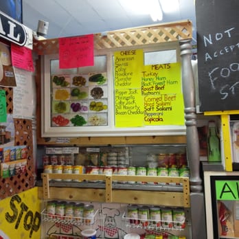 Train Stop Deli - a display of food items - Delis Near Me - Anderson, Indiana