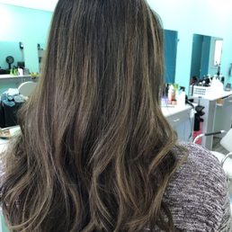 By Jessica: Color corrected over processed hair with balayage style, cut, Olaplex bonder, & style By Jessica: Color corrected over processed hair with balayage style, cut, Olaplex bonder, & style