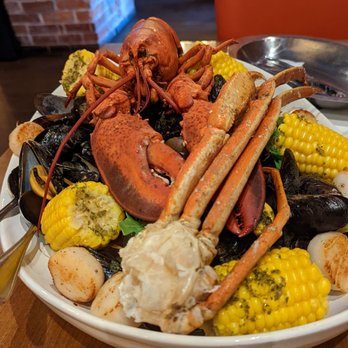 Merchantman - a plate of seafood and corn on the cob - Seafood Near Me - Charlottetown, Prince Edward Island Merchantman - a plate of seafood and corn on the cob - Seafood Near Me - Charlottetown, Prince Edward Island