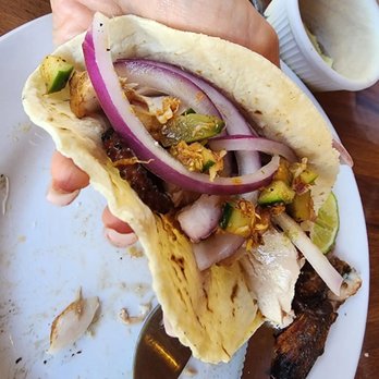 El Estero - Fish and shrimp Taco (my own creation) - Restaurants Near Me - Las Jarretaderas, NAY El Estero - Fish and shrimp Taco (my own creation) - Restaurants Near Me - Las Jarretaderas, NAY