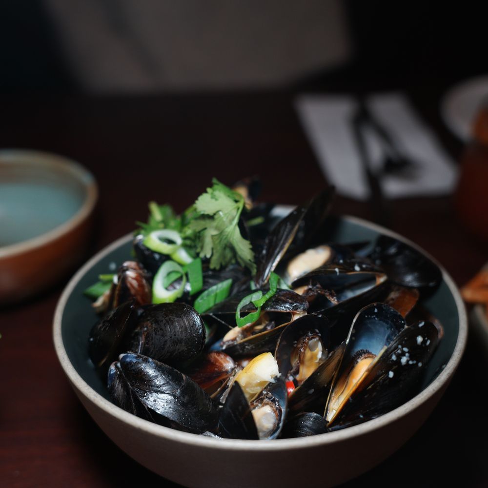 Pearl Diver - a bowl of steamed mussels - Seafood Near Me - Toronto, Ontario Pearl Diver - a bowl of steamed mussels - Seafood Near Me - Toronto, Ontario