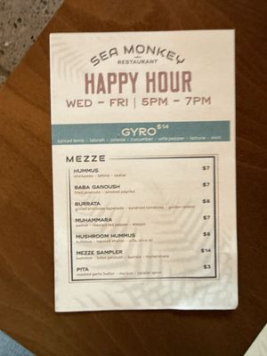 Menu photo 6 Sea Monkey Pittsburgh, PA
