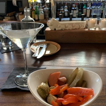 Heritage Tavern - Never Blended and a pickled veggies. - New American Near Me - Madison, Wisconsin