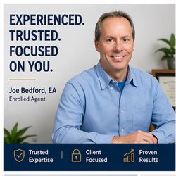 Your Back Office Accounting - Joe Bedford, EA/IAR -- trusted, client-focused advisory.