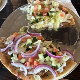 Gyro pizza