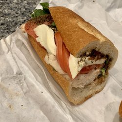 Seeley's Deli - Half of a caprese with grilled chicken