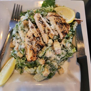 The Crooked Crow - Caesar salad with grilled chicken added - Bars Near Me - West Allis, Wisconsin
